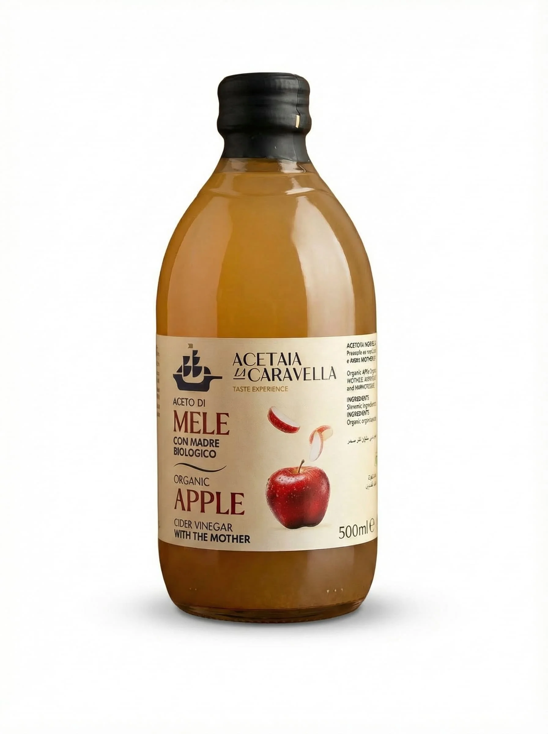 Acetaia La Caravella Organic Apple Cider Vinegar 500ml