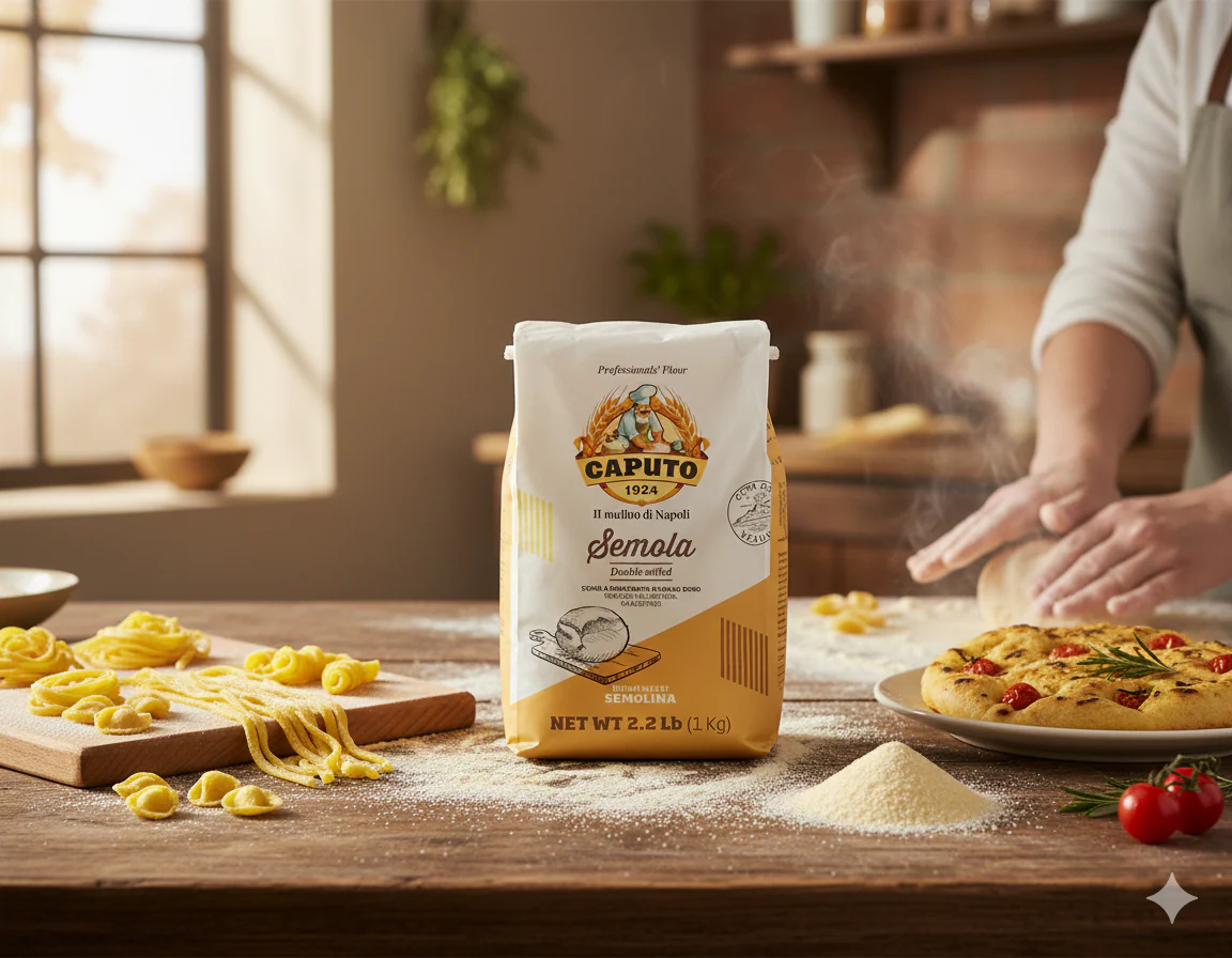 Caputo semola di Grano Duro rimacinata durum Wheat Semolina 5 K - Image 3
