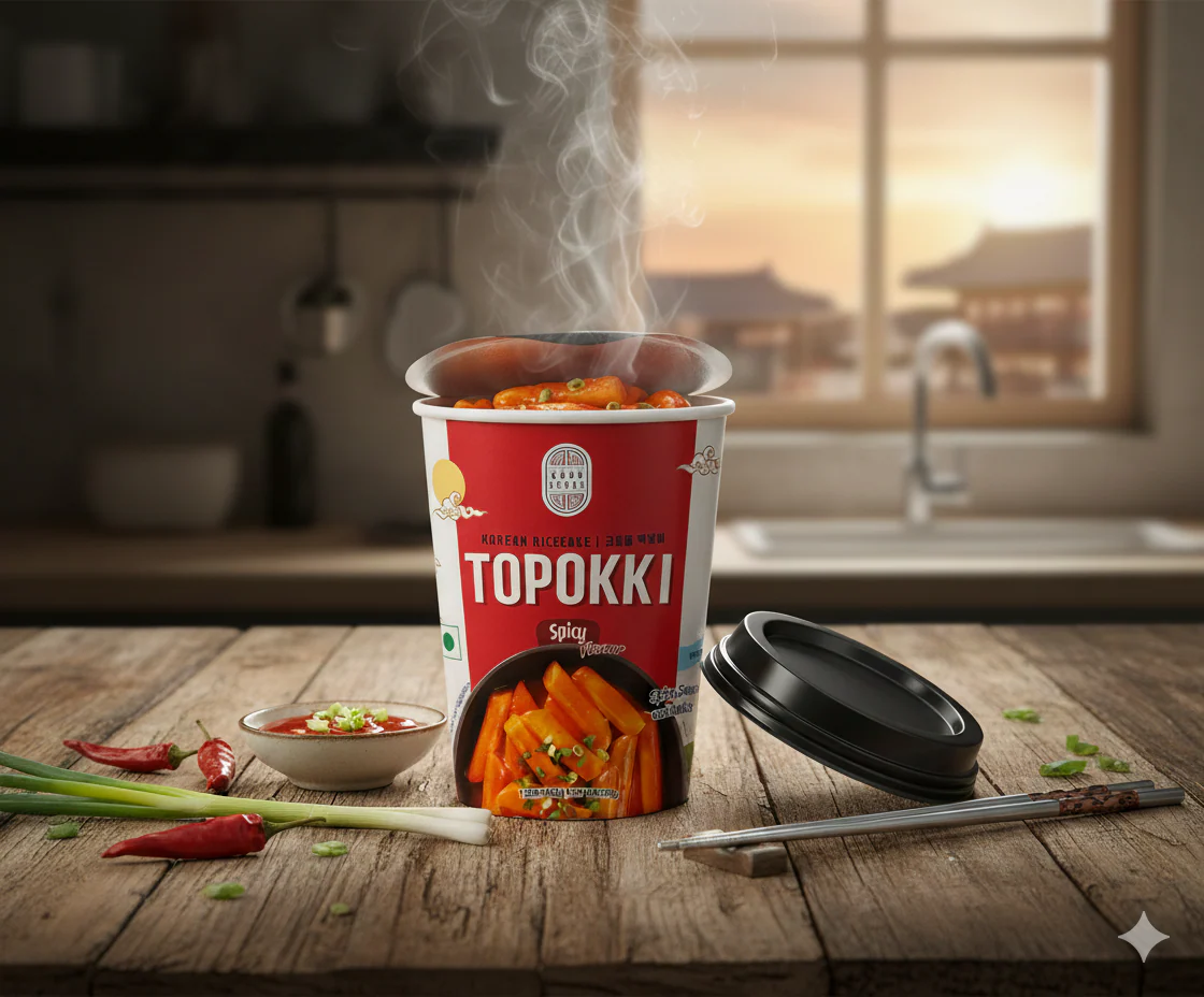 GOOD SEOUL KOREAN RICECAKE TOPOKKI SPICY (113G) - Image 2