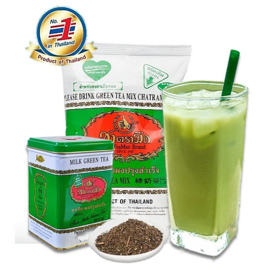 Green Tea Mix Thai Tea (Original) Bag - 200 g - Image 7