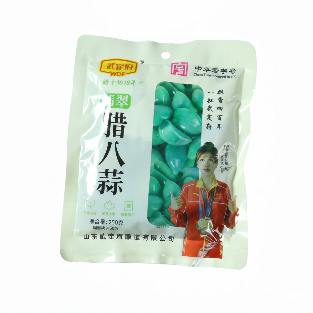 Authentic Emerald Laba Garlic - 250g - Traditional Chinese Laba Garlic - WDF Brand Since 1618
