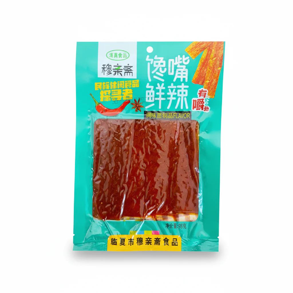 Latiao Spicy Strips Latiao Spicy Gluten Classic Chinese Special Snack Food - 100 gm