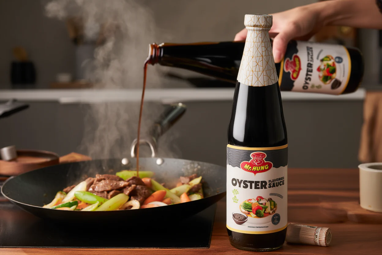 MR HUNG Oyster Flavour Sauce 700ml | Rich Umami | Versatile Asian Condiment - Image 2