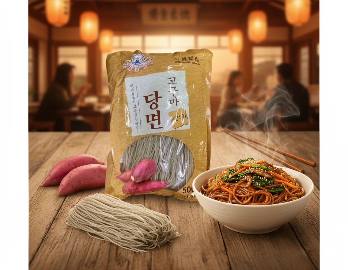 premium Korean Sweet Potato Noodles - 500 gm - Image 2